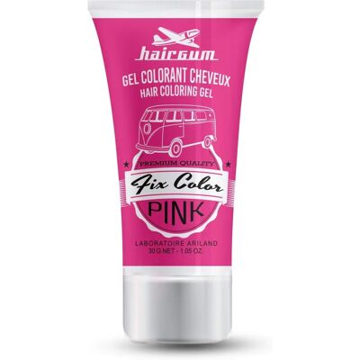 Hairgum Fix Color Pink Styling Gel - Kleurrijke Haarverf Hairgum Fix Color Pink Styling Gel - Kleurrijke Haarverf