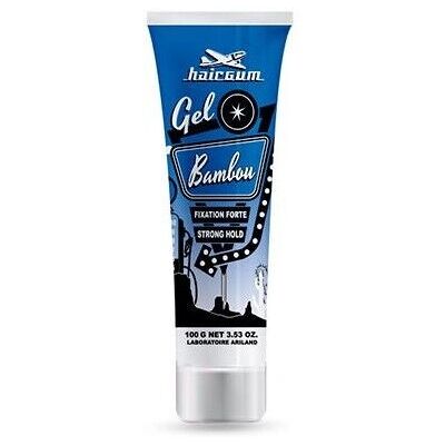 Gel Fixation Bambou Hairgum - Forte Tenue pour Cheveux Courts - Publicité Gel Fixation Bambou Hairgum - Forte Tenue pour Cheveux Courts - Publicité