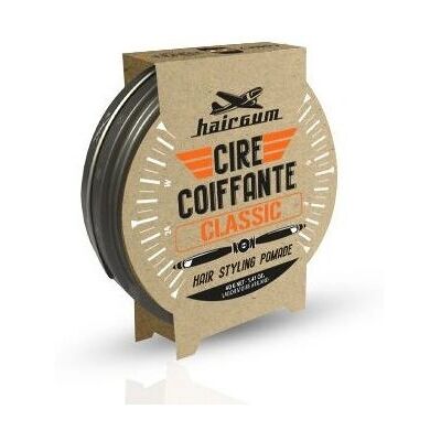 Pommade Classique Hairgum - 40g - Finition Brillante - Fuerte Fixation - Publicité Pommade Classique Hairgum - 40g - Finition Brillante - Fuerte Fixation - Publicité