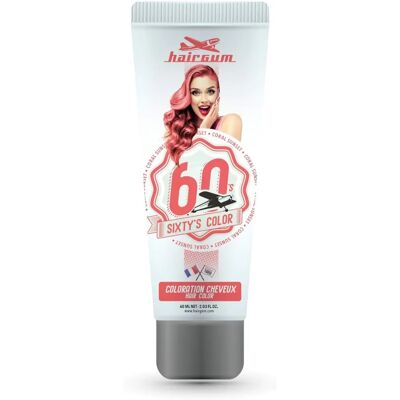 Hairgum Sixty's Color Coral Sunset - Hair Colour Hairgum Sixty's Color Coral Sunset - Hair Colour
