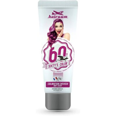 Color Fucsia Sixty's de Hairgum - Tinte para el cabello Color Fucsia Sixty's de Hairgum - Tinte para el cabello