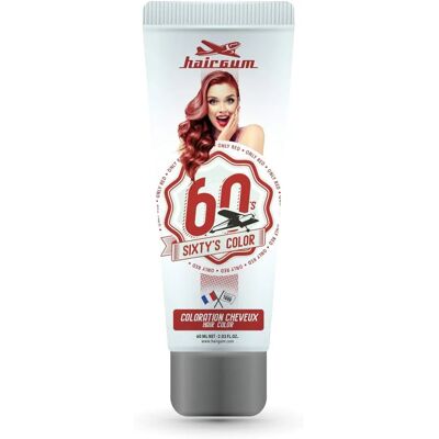 Hairgum Sixty's Kleur Haarverf - Semi-permanent, 60 ml Hairgum Sixty's Kleur Haarverf - Semi-permanent, 60 ml