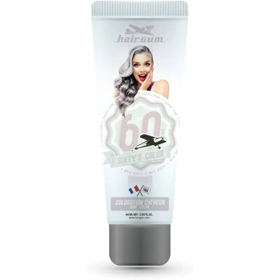 Hairgum Sixty's Color Zilver Roze - Haarverf - Semi-permanent Hairgum Sixty's Color Zilver Roze - Haarverf - Semi-permanent