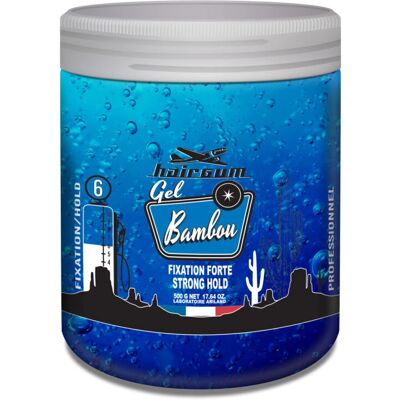 Gel fixant bambou Hairgum - Type de cheveux - Publicité Gel fixant bambou Hairgum - Type de cheveux - Publicité