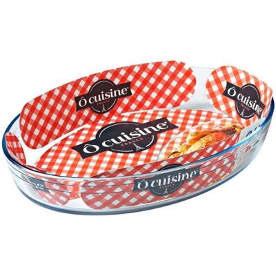 Ô Cuisine Borosilikatglas Backofenform - 30x21cm Ô Cuisine Borosilikatglas Backofenform - 30x21cm