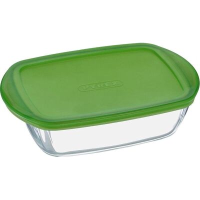 Pyrex PYRG4CRC23H Lebensmittelbehälter - Grün - 1,1L - Rechteckig Pyrex PYRG4CRC23H Lebensmittelbehälter - Grün - 1,1L - Rechteckig