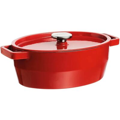 Pyrex Slow Cook Ovale Gietijzeren Braadpan - 5,8L Pyrex Slow Cook Ovale Gietijzeren Braadpan - 5,8L