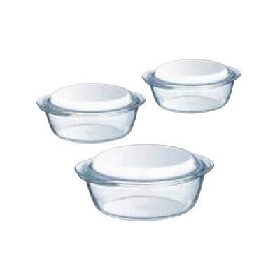 Pyrex 912S637 Pan Set - Ovenproof Glass Cookware Pyrex 912S637 Pan Set - Ovenproof Glass Cookware