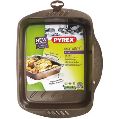 Pyrex AsimetriA Macadamia Rôtissoire Rectangulaire - Roaster - Publicité Pyrex AsimetriA Macadamia Rôtissoire Rectangulaire - Roaster - Publicité