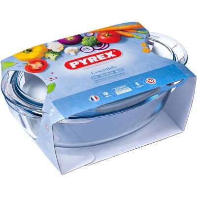 Tăviță ovală Pyrex - Transparentă - 33cm Tăviță ovală Pyrex - Transparentă - 33cm