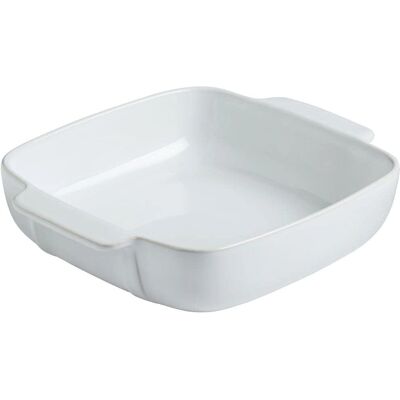Pyrex Signature keramische vierkante ovenschaal - 22x22cm wit Pyrex Signature keramische vierkante ovenschaal - 22x22cm wit