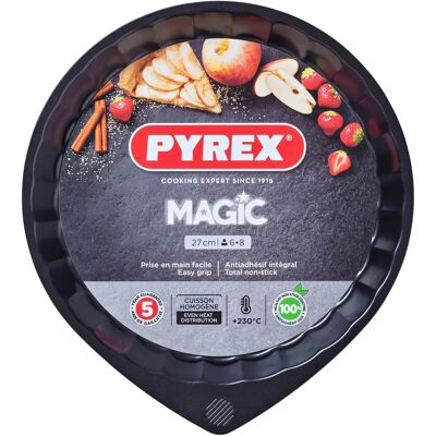 Pyrex Marque MG27BN6 Moule à Flan Antiadhésif - 27cm Noir Pyrex Marque MG27BN6 Moule à Flan Antiadhésif - 27cm Noir