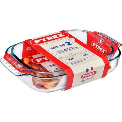 Pyrex Ofengeschirr Classic Klarsichtiges Glas - Set Pyrex Ofengeschirr Classic Klarsichtiges Glas - Set