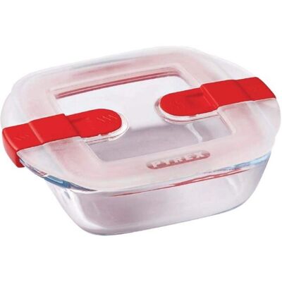 Recipiente cuadrado de vidrio Pyrex Cook & Heat - 2.2L Recipiente cuadrado de vidrio Pyrex Cook & Heat - 2.2L