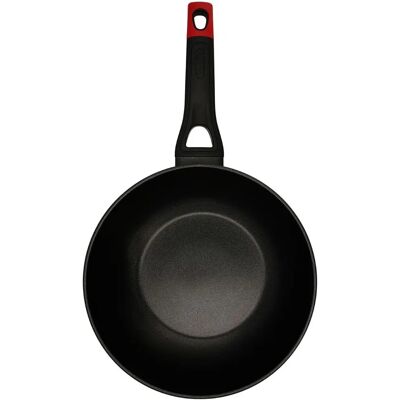 Pyrex Optima Wokpfanne - 28cm Schwarz - Antihaft, Induktion Pyrex Optima Wokpfanne - 28cm Schwarz - Antihaft, Induktion