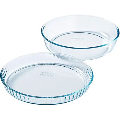 Pyrex - Bake & Enjoy - Glass flan 28cm Pyrex - Bake & Enjoy - Glass flan 28cm