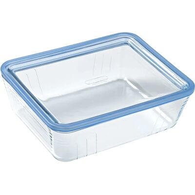 Pyrex - Reines Glas Rechteckbehälter mit Deckel 2,6l Pyrex - Reines Glas Rechteckbehälter mit Deckel 2,6l