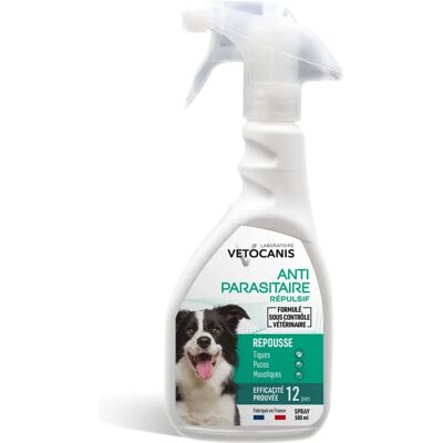 Spray antiparasitaire Vetocanis 500 ml - Chien Spray antiparasitaire Vetocanis 500 ml - Chien