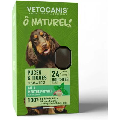 Vetocanis BIO000655 Naturliga Hundgodis mot Loppor & Teken - 120g Vetocanis BIO000655 Naturliga Hundgodis mot Loppor & Teken - 120g