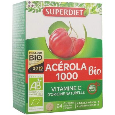 Super Diet Acerola Bio 1000 - Complemento alimenticio Super Diet Acerola Bio 1000 - Complemento alimenticio