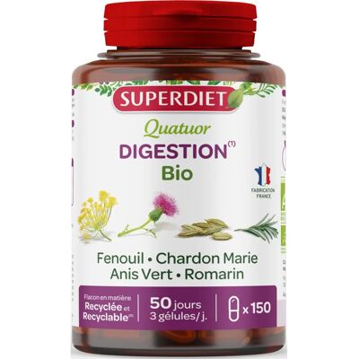 Superdiet Quatuor Fenouil Digestion Bio - Nahrungsergänzungsmittel Superdiet Quatuor Fenouil Digestion Bio - Nahrungsergänzungsmittel