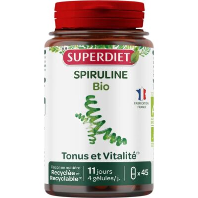 Superdiet Bio Spirulina 45 Kapseln - Für Vitalität & Gewichtsmanagement Superdiet Bio Spirulina 45 Kapseln - Für Vitalität & Gewichtsmanagement