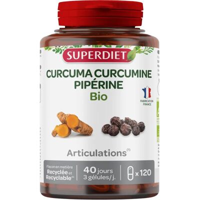 SUPERDIET Curcuma Modèle - Complément articulaire - Publicité SUPERDIET Curcuma Modèle - Complément articulaire - Publicité