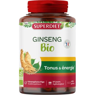 Superdiet Bio Ginseng Panax Ca Meyer - 150 Kapseln - Box 150 Kapseln Superdiet Bio Ginseng Panax Ca Meyer - 150 Kapseln - Box 150 Kapseln