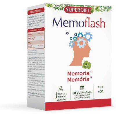 Superdiet Memoflash - Cápsulas para la memoria Superdiet Memoflash - Cápsulas para la memoria