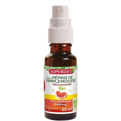 Superdiet Bio-Grapefruitkerne Extrakt Ultra Konzentrat Spray - Nahrungsergänzung Superdiet Bio-Grapefruitkerne Extrakt Ultra Konzentrat Spray - Nahrungsergänzung