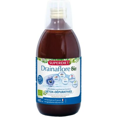 Superdiet Superdiet Drainaflore Bio 480ml - Detox-Getränk Superdiet Superdiet Drainaflore Bio 480ml - Detox-Getränk