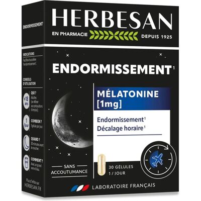 Herbesan Noctaphyt Mélatonine 1mg - Sommeil & Décalage Horaire - Publicité Herbesan Noctaphyt Mélatonine 1mg - Sommeil & Décalage Horaire - Publicité