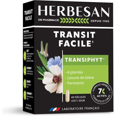 Herbesan Transiphyt - Support digestif - 60 gélules - Publicité Herbesan Transiphyt - Support digestif - 60 gélules - Publicité