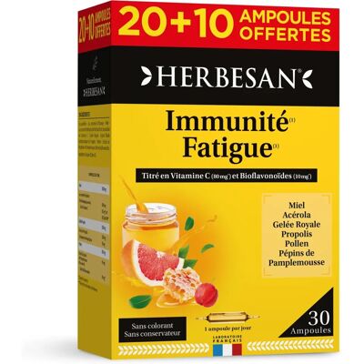 Herbesan Propolis Gelée Royale 30 Ampoules - Publicité Herbesan Propolis Gelée Royale 30 Ampoules - Publicité