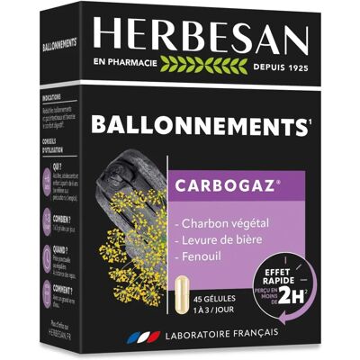 Herbesan Carbogaz - Charbon, Levure & Propolis - Complément alimentaire - Publicité Herbesan Carbogaz - Charbon, Levure & Propolis - Complément alimentaire - Publicité