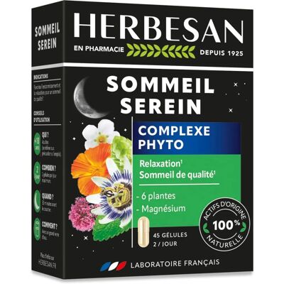 Herbesan Noctaphyt 45 Capsules - Sommeil Serein - Publicité Herbesan Noctaphyt 45 Capsules - Sommeil Serein - Publicité
