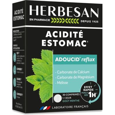 Herbesan Comprimés Menthe à Mâcher - Soutien Digestif - 30 pcs - Publicité Herbesan Comprimés Menthe à Mâcher - Soutien Digestif - 30 pcs - Publicité