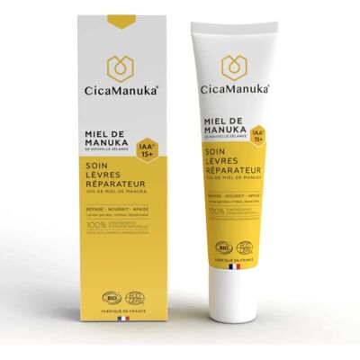 Cica Manuka IAA15+ Lippen-Reparaturstift - Natürlich, Bio, 15ml Cica Manuka IAA15+ Lippen-Reparaturstift - Natürlich, Bio, 15ml
