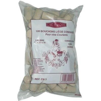 Manutan - Coniq.33X23X19 - conico - Tappo Manutan - Coniq.33X23X19 - conico - Tappo