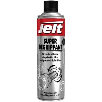 JELT - SUPER DEGRIPPANT 650 ml - Spray dégrippant - Publicité JELT - SUPER DEGRIPPANT 650 ml - Spray dégrippant - Publicité