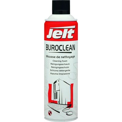 Jelt Buroclean - Mousse de nettoyage polyvalente - Publicité Jelt Buroclean - Mousse de nettoyage polyvalente - Publicité