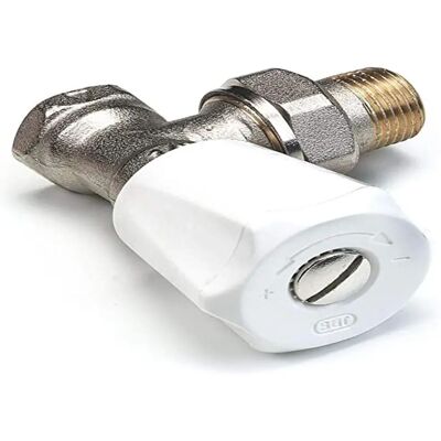 COMAP Heizkörperventil - Nickel - 1/2" - Einstellbarer Durchfluss COMAP Heizkörperventil - Nickel - 1/2" - Einstellbarer Durchfluss