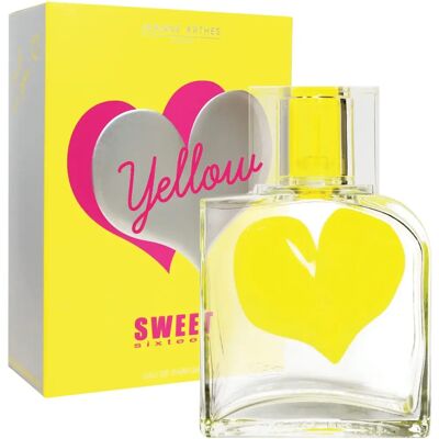 Jeanne Arthes Sweet Sixteen Yellow - Fruity Floral Eau de Parfum for Women - 100ml Jeanne Arthes Sweet Sixteen Yellow - Fruity Floral Eau de Parfum for Women - 100ml