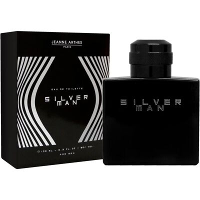 Jeanne Arthes Silver Man Eau de Toilette - Men’s Fragrance Jeanne Arthes Silver Man Eau de Toilette - Men’s Fragrance