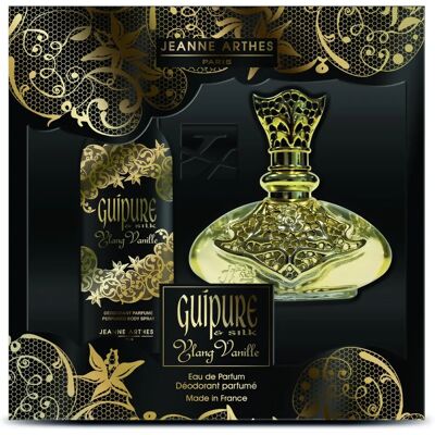 Jeanne Arthes Guipure & Silk Ylang Vanille - Zestaw prezentowy dla kobiet Jeanne Arthes Guipure & Silk Ylang Vanille - Zestaw prezentowy dla kobiet