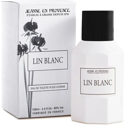 Jeanne en Provence Lin Blanc Musk Blumiges Eau de Toilette - Herren Jeanne en Provence Lin Blanc Musk Blumiges Eau de Toilette - Herren