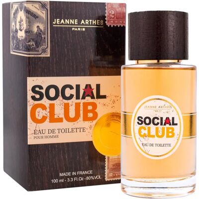 Jeanne Arthes Social Club Eau de Toilette - Men's Fragrance 100ml Jeanne Arthes Social Club Eau de Toilette - Men's Fragrance 100ml