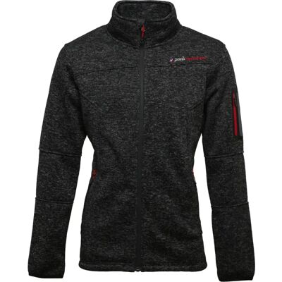 Peak Mountain Ecemaillo Zwart Fleecejacke - Jas Peak Mountain Ecemaillo Zwart Fleecejacke - Jas