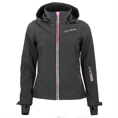 Peak Mountain Damen Amaleo Jacke - Schwarz - L - Wasserdichte Jacke Peak Mountain Damen Amaleo Jacke - Schwarz - L - Wasserdichte Jacke