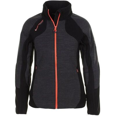 Veste Polaire Fille Peak Mountain Acut - Noir - XL - Publicité Veste Polaire Fille Peak Mountain Acut - Noir - XL - Publicité